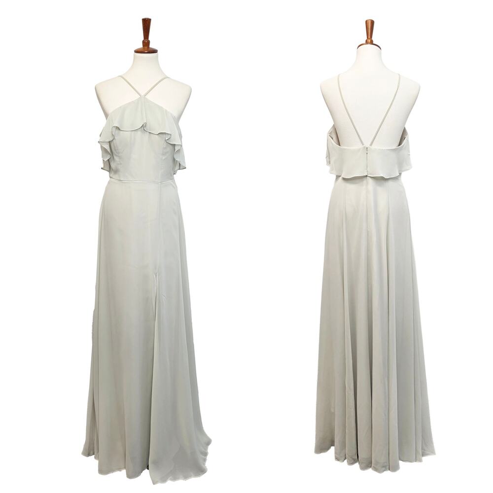 Jenny Yoo Jada Bridesmaid Maxi Dress Meadow Luxe Chiffon Gown Size 8
